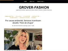 Tablet Screenshot of grover-fashion.com